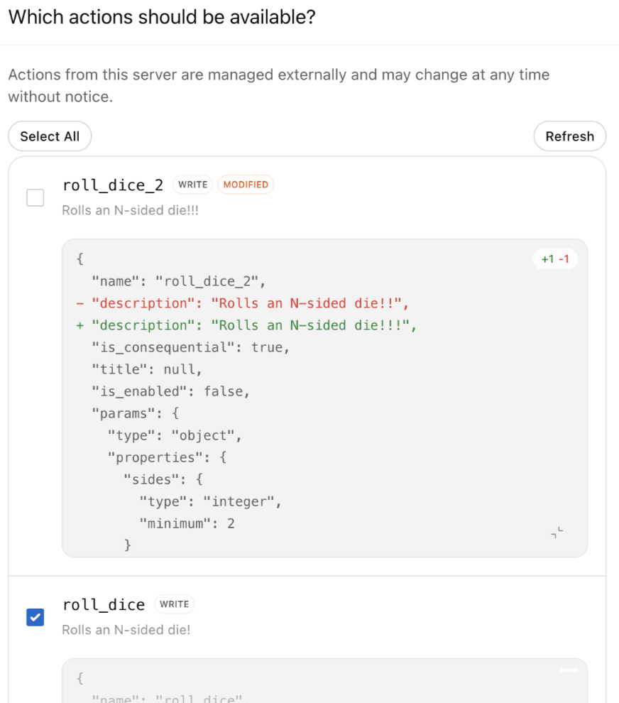 The Add MCP server form in ZeroTwo, with fields for the server name, type, URL and authentication